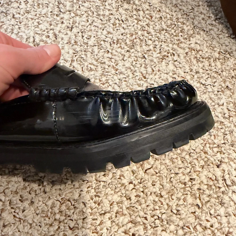 Steve Madden Madelyn Patent Penny Loafers - Picture 6 of 7